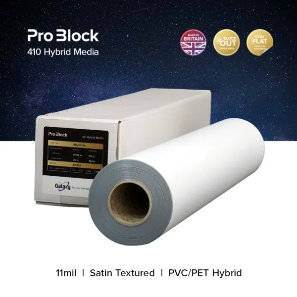 Galaxy Pro Block 410 Hybrid Media, 36in x 164ft